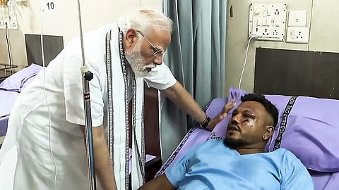 Indian PM meets lone British survivor of Ahmedabad plane crash