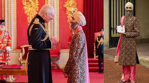City Sikhs Co-Founder Jasvir Singh receives CBE from King for services to charity