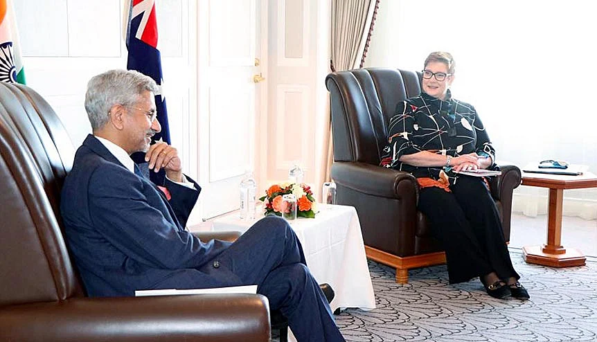 External Affairs Minister S Jaishankar meets Foreign Minister of Australia Marise Payne in Tokyo earlier in October 2020. The most important factor behind the strengthening of bilateral India-Australia relations has been the alignment of mutual perceptions on China.