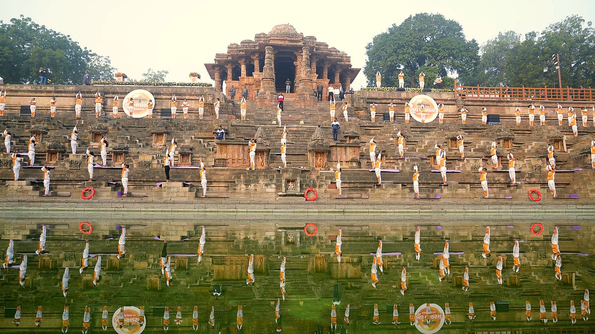 Gujarat inspires world with record simultaneous Surya Namaskar