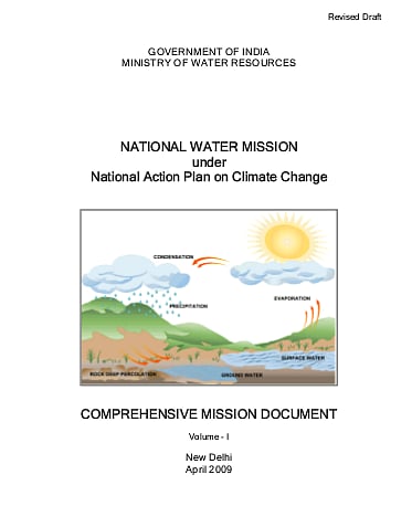 National action plan on climate change (NAPCC) and supporting mission ...
