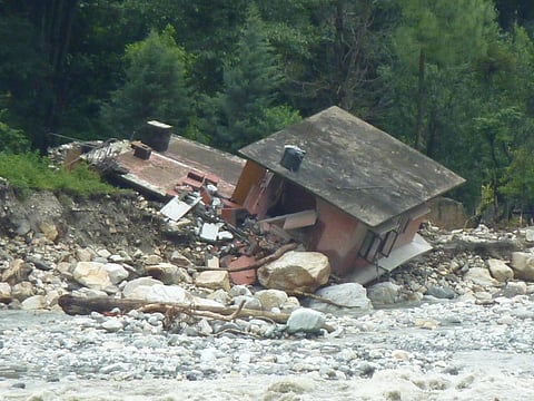 Flash floods in Uttarakhand 