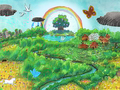 "Water is Love" shares inspiring accounts of using regenerative ecosystem design—a strategy focused on natural methods—to dramatically increase water retention in local communities, villages, and entire regions. (Image: Tamera Media)