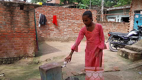 Tap water being supplied at household level (Image: BIRD)