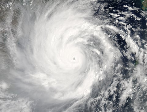 Cyclone Amphan over the Bay of Bengal