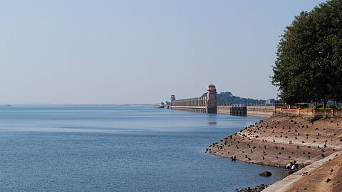 The dammed Tungabhadra