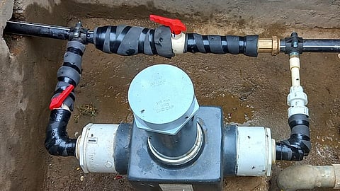 Inline chlorination installation