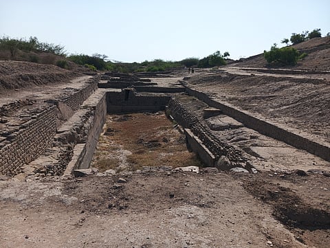 A reservoir at Dholavira 