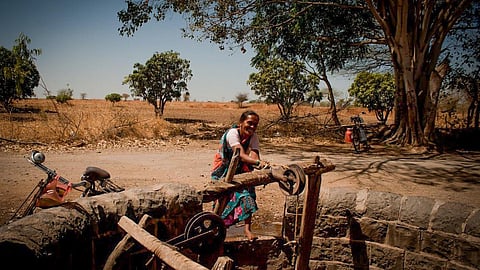 50 year old well in Thapewadi village