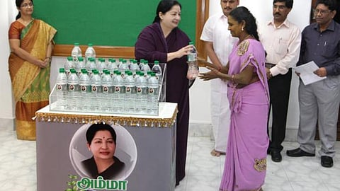 Amma rose to popularity with her many welfare schemes for the poor.