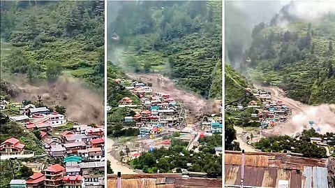 धराली में बादल फटने के बाद आए सैलाब ने चंद मिनटों में ही पूरे गांव को अपनी चपेट में ले लिया। 