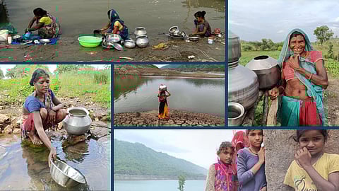 आंखों में प्यास और पैरों में छाले - तस्वीरें जहां जीवन का हिस्सा है जल संकट