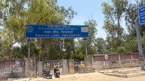 पूर्वी दिल्ली के त्रिलोकपुरी और मयूर विहार क्षेत्र के बीच स्थित इस झील को देखकर अक्सर यह भ्रम होता है कि यह एक प्राकृतिक झील है। 