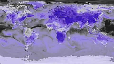 Near Surface Ozone on Earth