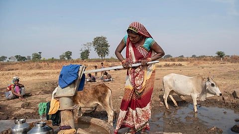 मध्य प्रदेश के एक गाँव इमलिडोल में पानी की कमी का मतलब है कि लोग साल में केवल एक ही फसल उगाते हैं
