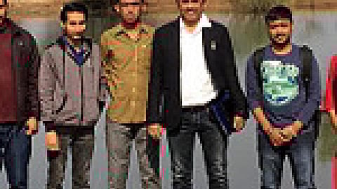 A team of researchers involved in the study