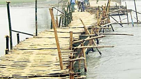 Bamboo bridge