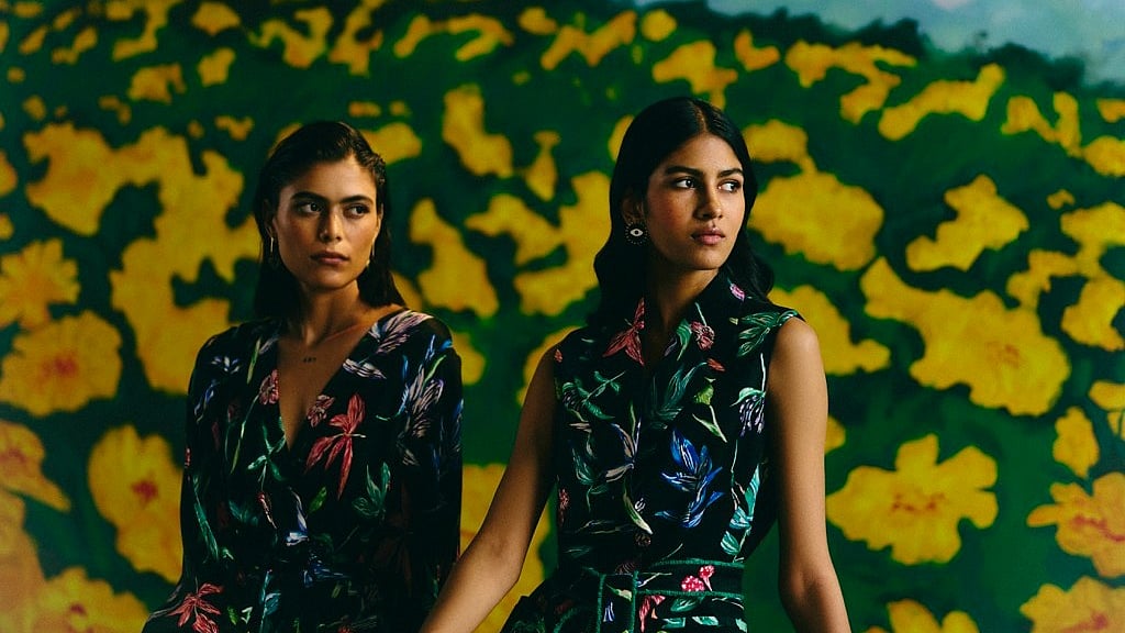 This fashion collection is inspired by the artworks of American painter