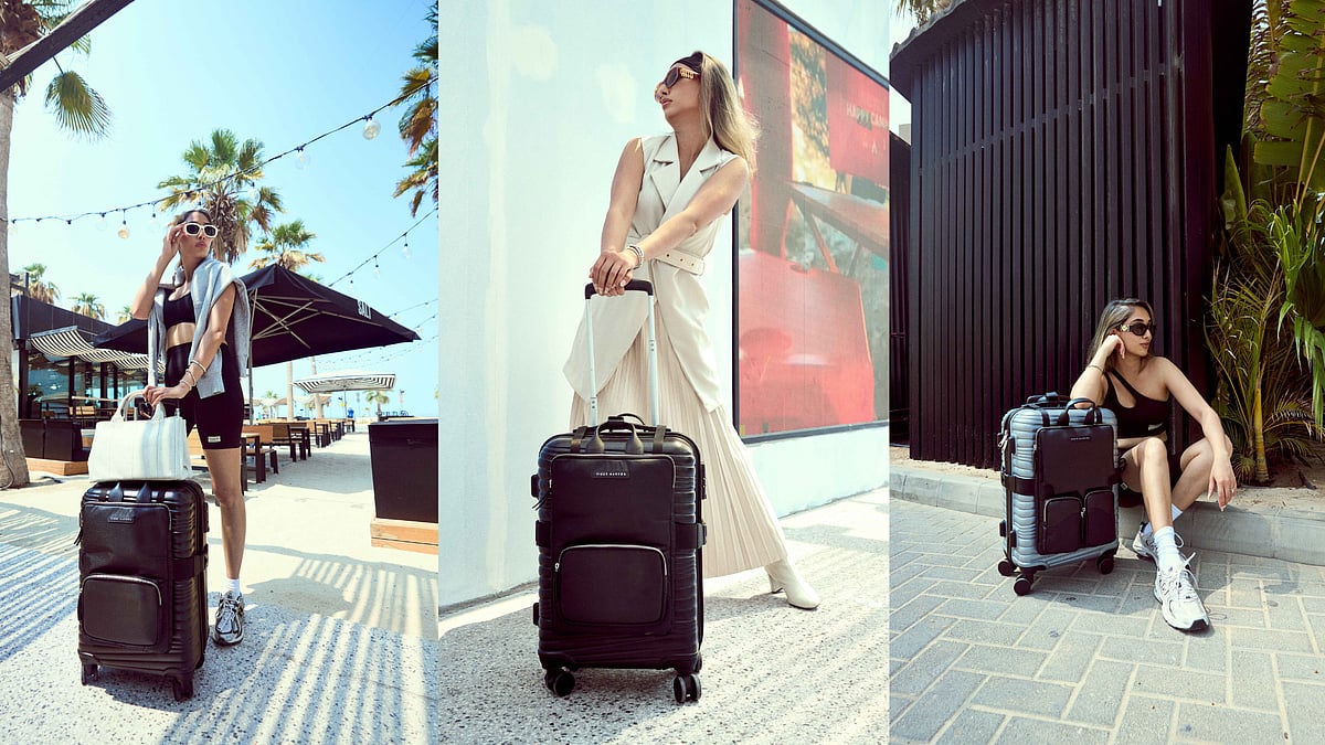 This global bag label’s maiden travel luggage collection is sturdy and