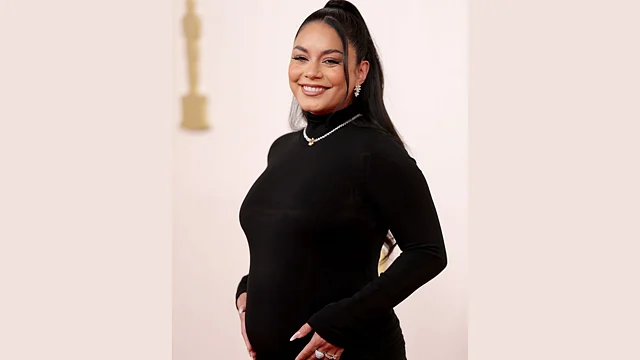 Oscars 2024 Vanessa Hudgens Announces Pregnancy Cradles Baby Bump On Oscars 2024 Vanessa Hudgens Announces Pregnancy Cradles Baby Bump On