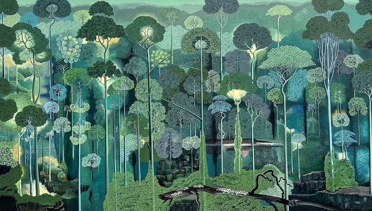 This art exhibition in Delhi reimagines the landscape