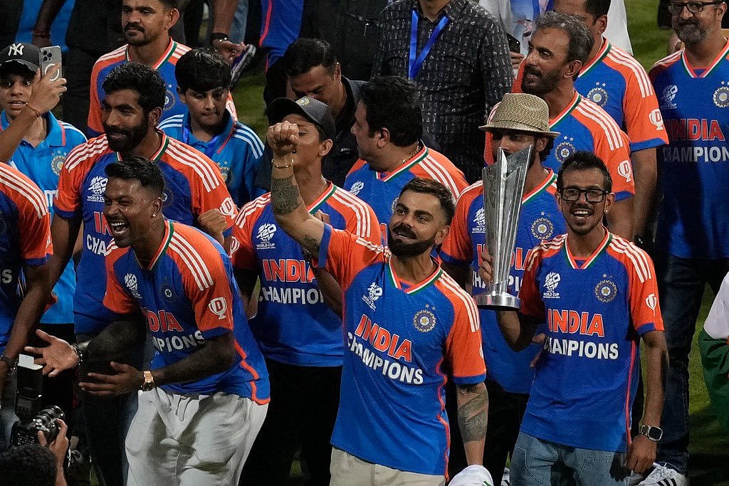 Glimpses from the Indian cricket team's Victory Parade