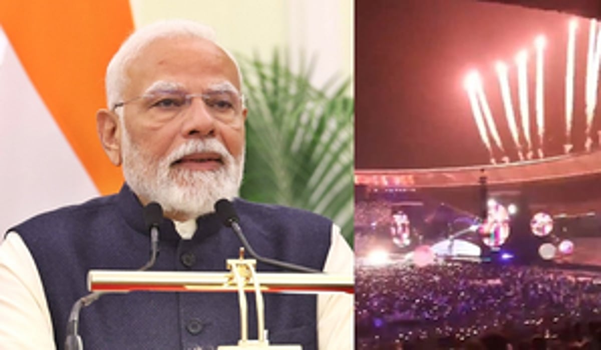 Modi Concert PM Modi applauds Coldplay tour, says 'India has massive scope for live ...
