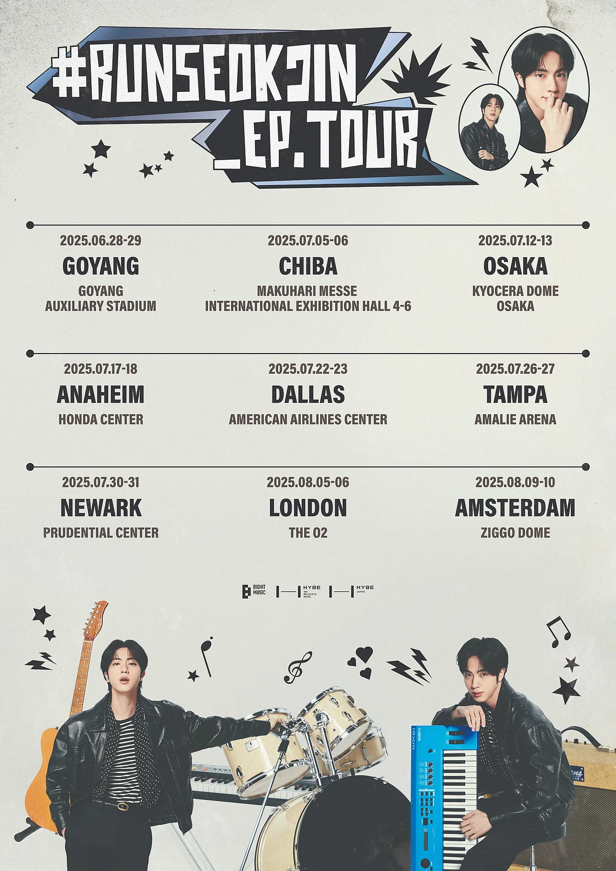 BTS' Jin announces first-ever solo world tour