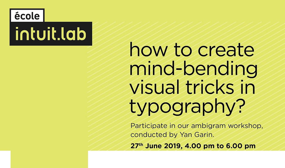 Learn how to make an ambigram at Offbeat CCU's latest workshop