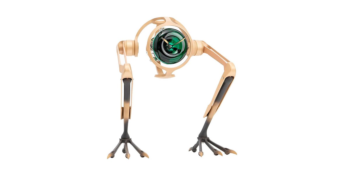 The MB&F T-Rex clock looks straight out of Jurassic world