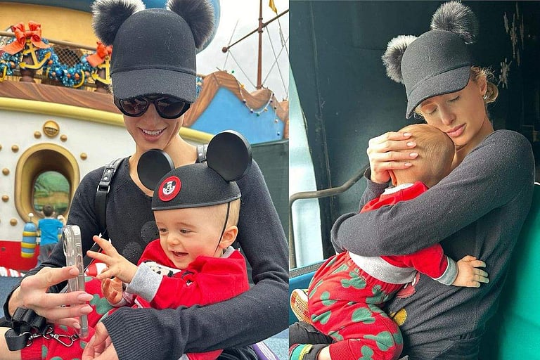 Paris Hilton and son Phoenix embark on a magical Christmas adventure at