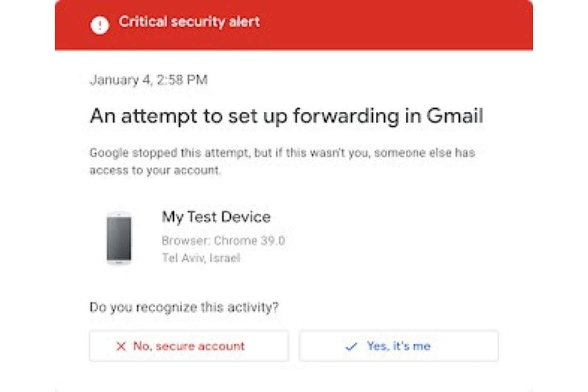 Gmail may now ask users for verification while adding new forwarding