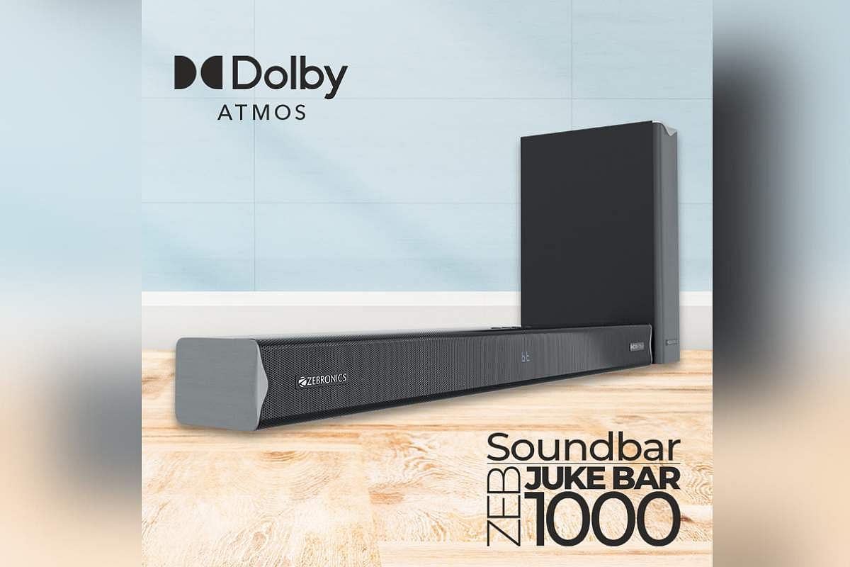 The most reasonably priced Dolby Atmos soundbar is unveiled by Zebronics