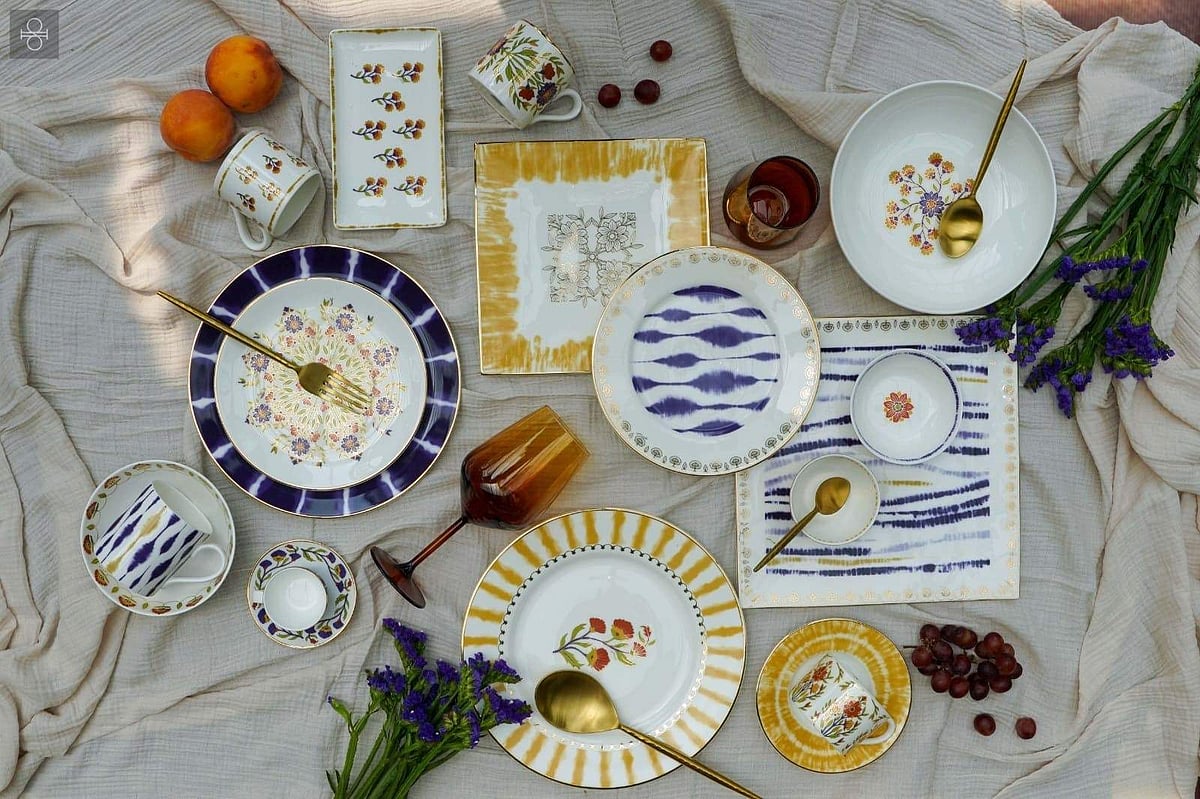 Luxury tableware brand, Kika, launches in the city with a new TieDye