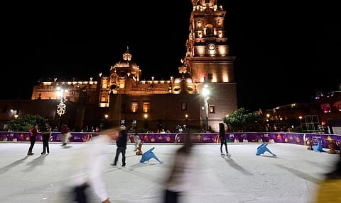 A partir del 1 de diciembre, lista la pista de hielo gratuita en Morelia