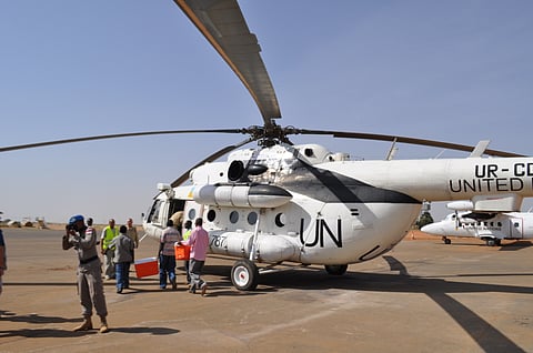 United Nations Helicopter 