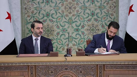 President Ahmad Al-Sharaa