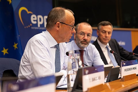 Friedrich Merz in European People's Party (EPP) Political Assembly in Brussels, Belgium on 30 September and 1 October 2024