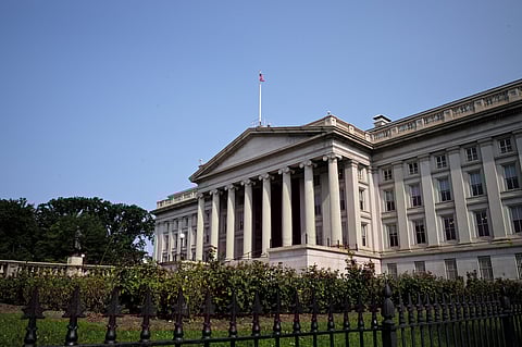 The US Treasury Department, Washington DC