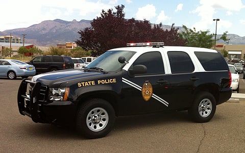 New Mexico State Police Vehicle