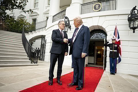 President Donald Trump and U.K. Prime Minister Keir Starmer White House February 27, 2025