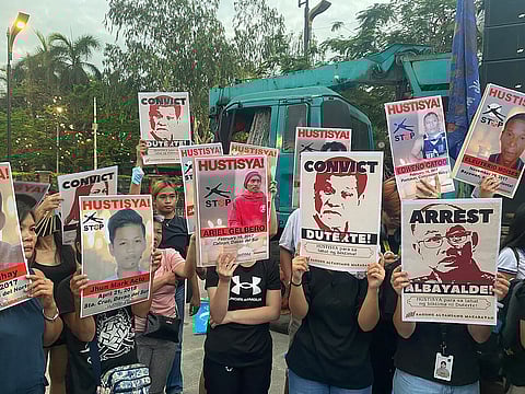Rally for justice for Extrajudicial killing victims on Duterte's birthday, March 28, 2025