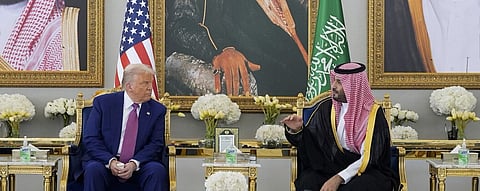 U.S. President Trump and Saudi Crown Prince Mohammad bin Salman
