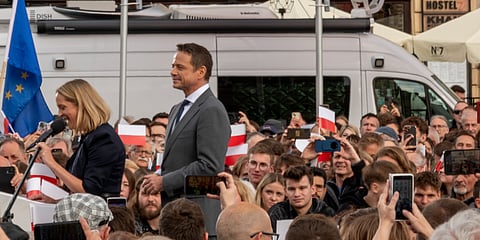 Rafał Trzaskowski in Kraków 13 May 2025