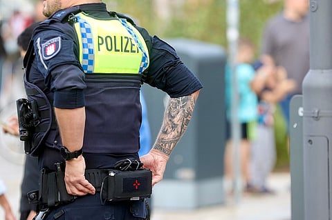 Hamburg policeman October 2023