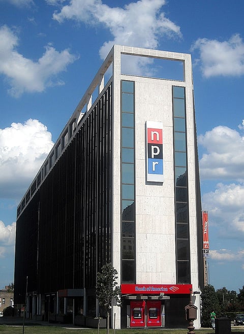 NPR headquarters at 635 Massachusetts Avenue, NW in Washington, D.C.