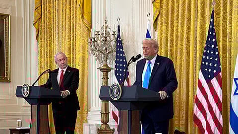 President Donald Trump and Prime Minister Benjamin Netanyahu