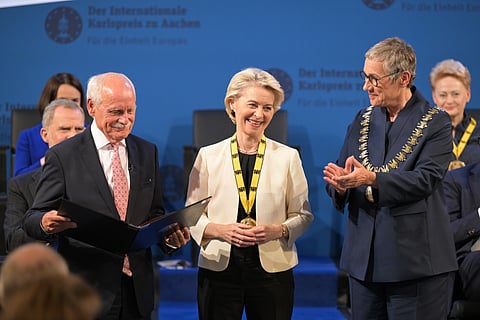 Ursula von der Leyen Receives Charlemagne Prize