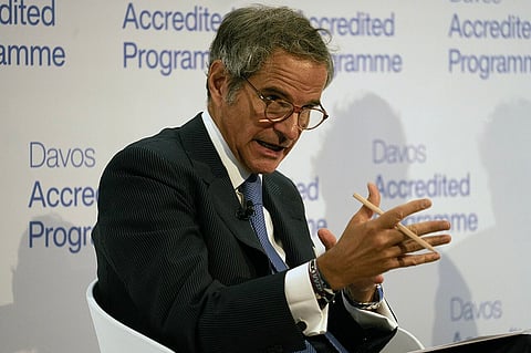 Rafael Grossi at the World Economic Forum in Davos, Switzerland. 24 January 2025. 