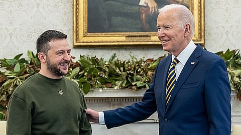 Biden and Zelensky